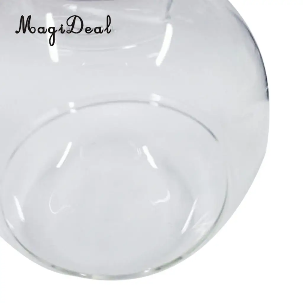 Elegant Tea Light Glass Candle Holders Wedding Table Centrepiece Wax Pillar Case  8-12cm