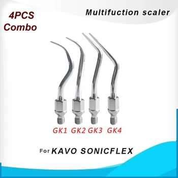 

GK1,GK2,GK3,GK4 multifunction scaler tip compatible with KAVO DENTAL scaler handpiece to remove the calculus and bacterial lasue