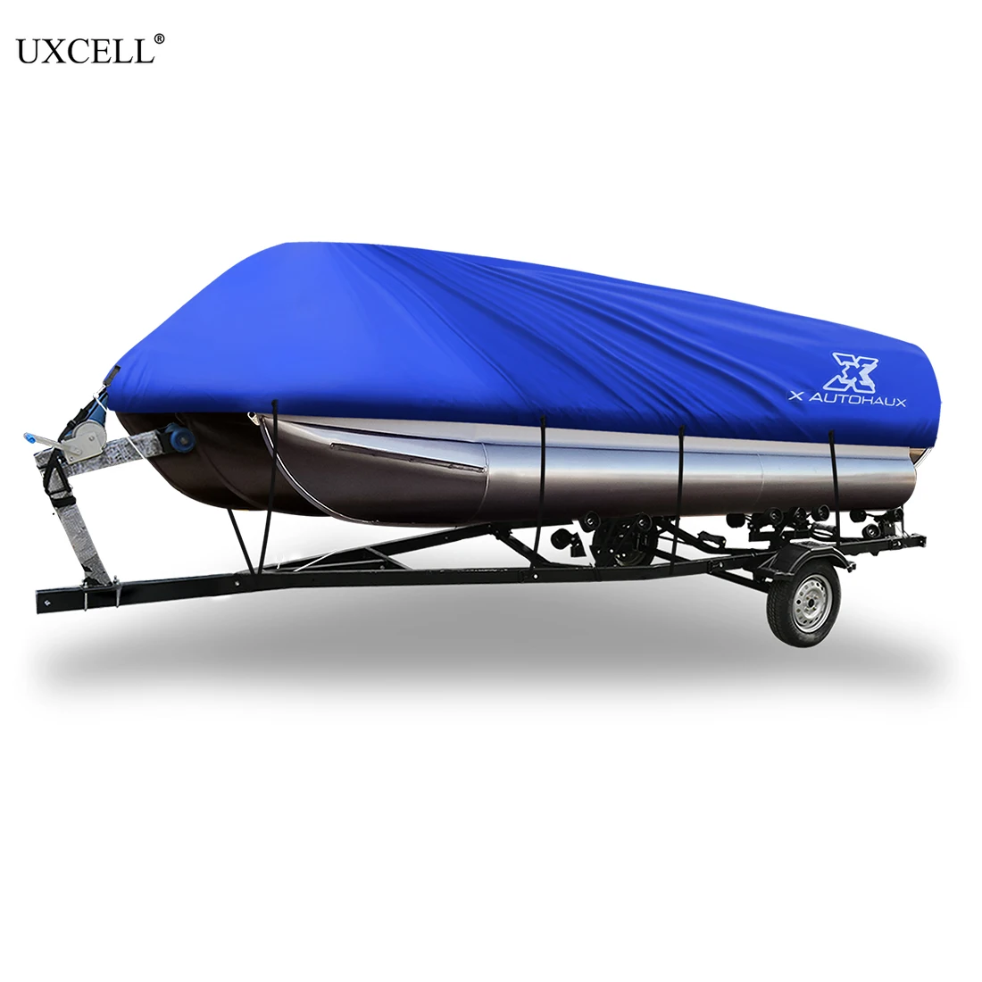 Uxcell серый синий 17-20ft 21-24ft 300D 600/740X400 см крышка лодки Водонепроницаемый трейлер для квадратной формы лодки высокого качества