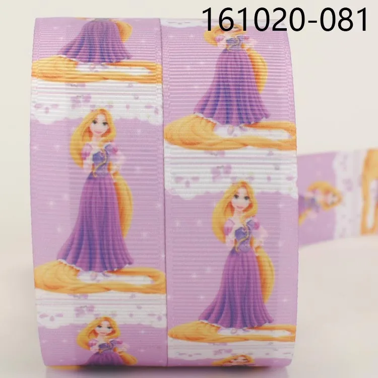 Новые продажи 50 ярдов милые запутанные принцесса напечатанные grosgrain ленты DIY