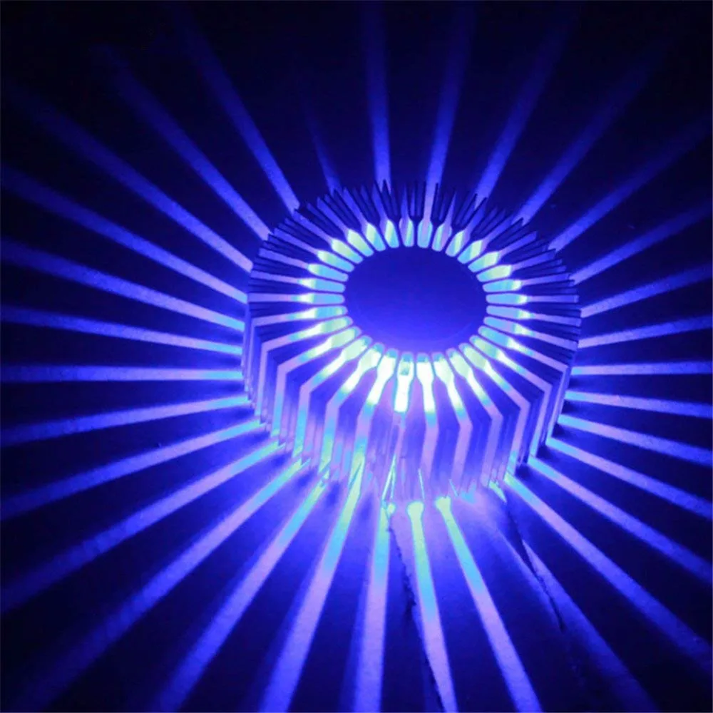 Arandela para Casa Elétrico da Lâmpada Luz de Teto de Parede Girassol Embutida no Tecto Lâmpada Café Ktv Karaoke Bar Deco Iluminação Dispositivo 3 w Led 6 Cheap Luzes de teto