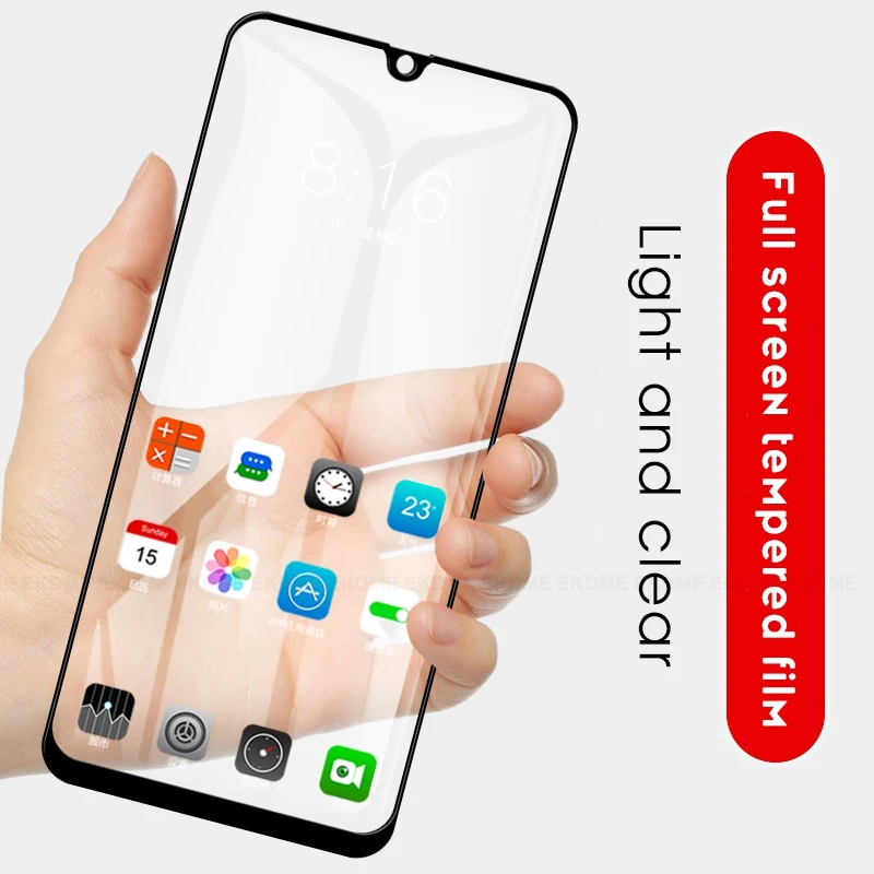 5D закаленное стекло для Samsung Galaxy A50 защита экрана SM-A50 A505F полное покрытие пленка