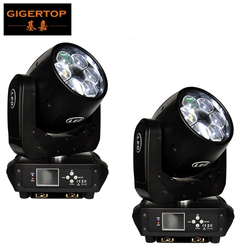 Gigertop TP-L672 280 Вт Led Zoom движущийся головной свет 6x40 Вт 0S-RAM высокий яркий маленький пчелиный глаз Освещение сцены панорама 540 наклон 180 - Цвет: 2