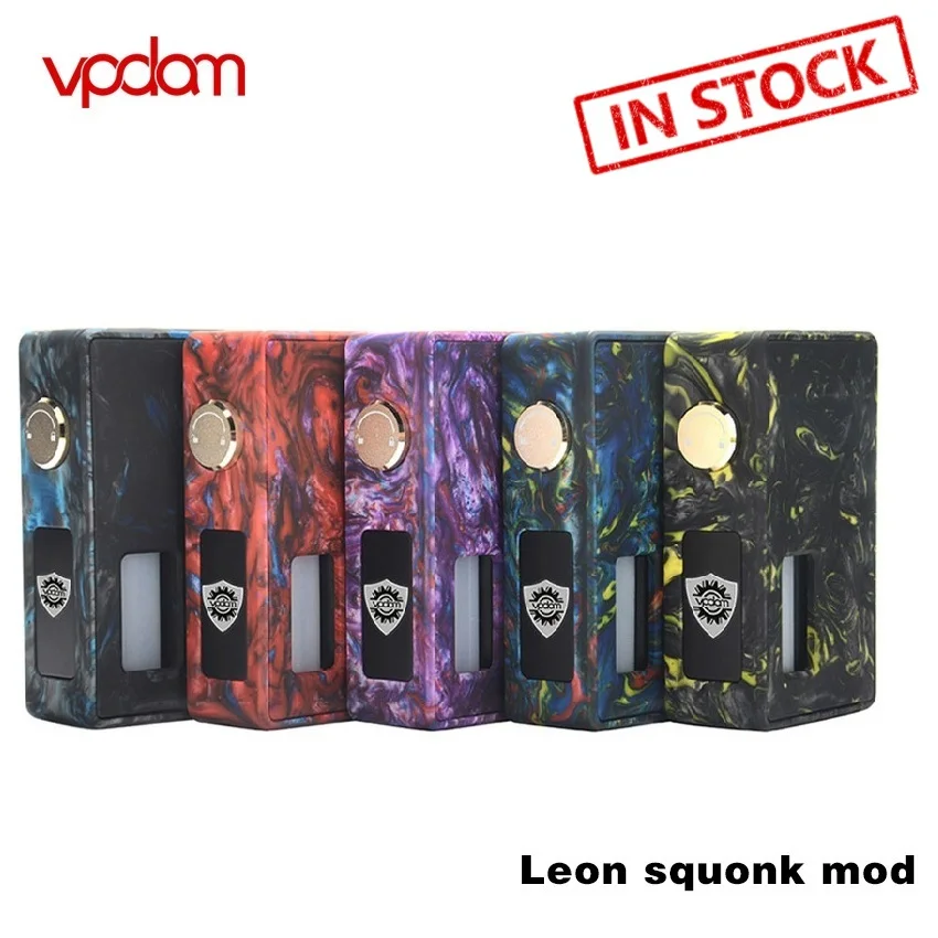 

100% Original Vpdam Leon Squonk BOX MOD 7ml squonk Bottle better than voopoo drag 157w fit for Vandy vape BF RDA