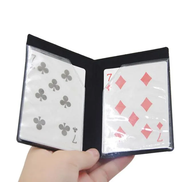 6 шт./лот оптический кошелек карта появляющаяся волшебные трюки плавление с