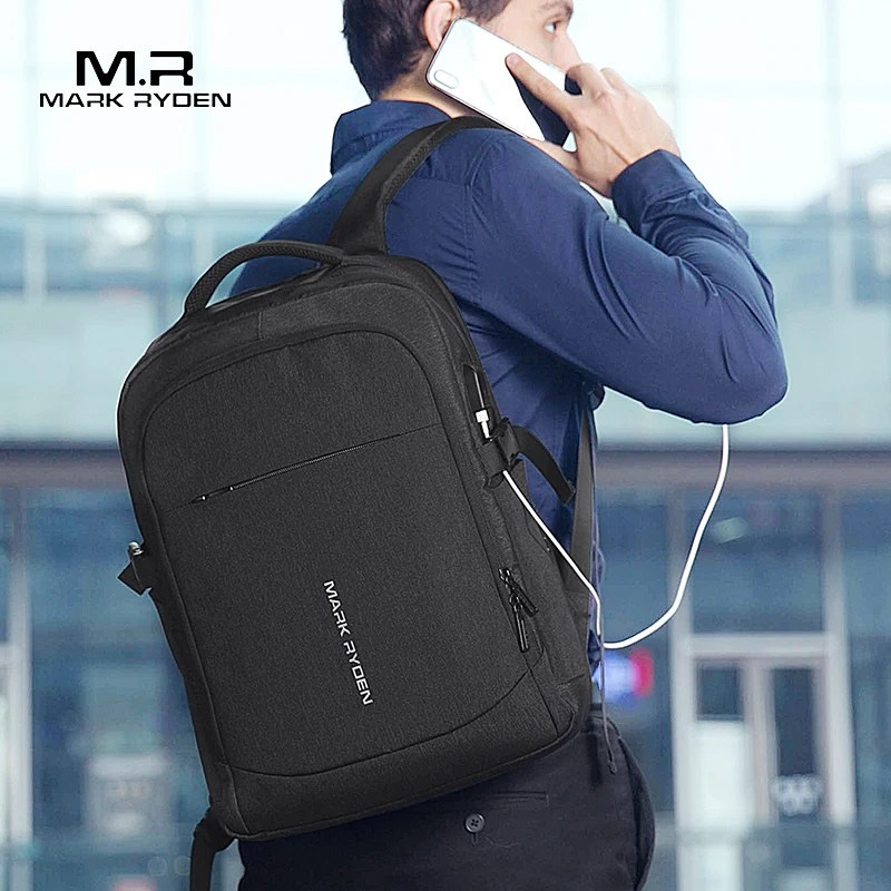 Mark Ryden 2021 New Man Backpack Multifunction USB Charging 15inch Laptop Man Bags Fashion Male Mochila Travel backpack