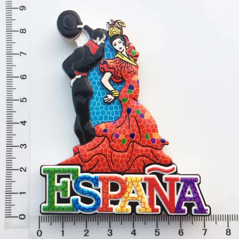 

Spain Flamenco Dance Souvenir Magnetic Sticker Fridge Magnet