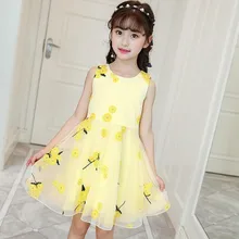 AJLONGER Girls Dress New Summer Girls Clothes Princess Dress Children Summer Clothes Baby Girls Dress menoea cute girls dress 2018 new summer mesh girls clothes pink applique princess dress children summer clothes baby girls dress