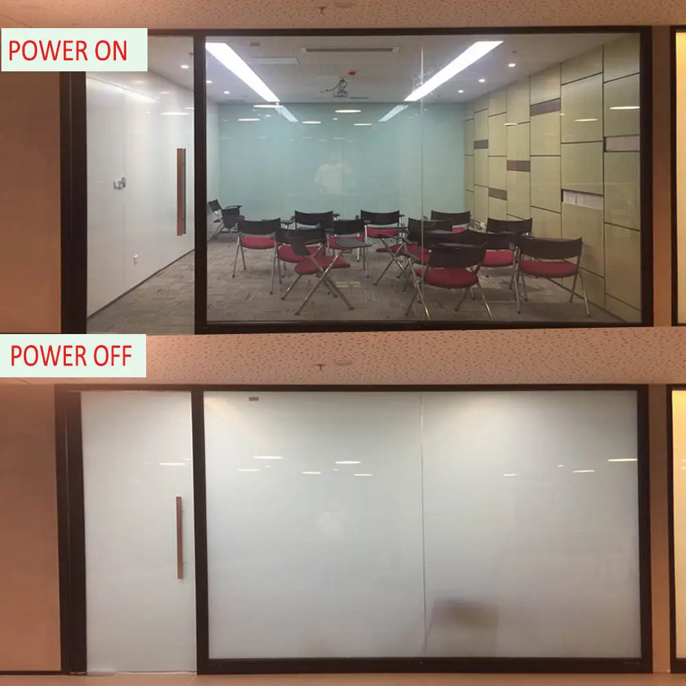 Best Offers SUNICE White Smart Film PDLC Magic Film Power Control ON or OFF for Privacy Protection 143cmx171cm Customized