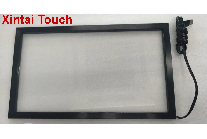 

Сенсорная инфракрасная панель Xintai Touch, сенсорная панель 24 дюйма, 10 точек касания, соотношение 16:9, Plug & Play (со стеклом)
