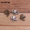  16PCS 15*21mm Metal Alloy Two Color Animal Charms Gragon Pendants for Jewelry Making DIY Handmade Craft ► Photo 2/6