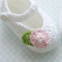 Вязаные крючком детские пинетки, белая вязанная крючком обувь, обувь для маленьких девочек, подарок для малышей, хлопковая обувь для малышей