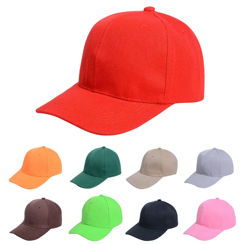 VERTVIE 2018 Fashion Women Men Summer Spring Cotton Adult Baseball Cap Solid Color Adjustable Outdoor Duckbill Hat | Аксессуары для