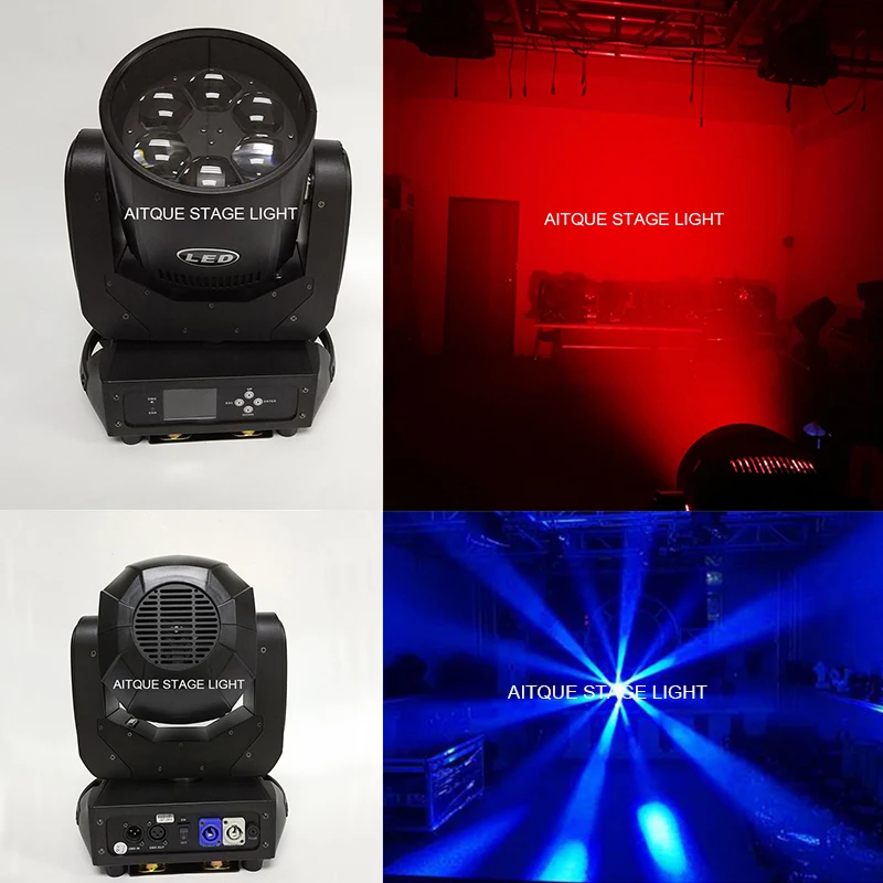 6 шт./партия светодиодный Цветок dmx 6x40 зум мини led движущаяся голова пчела Вт hawkeye