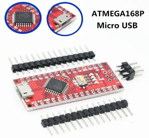 Nano Micro USB с загрузчиком совместимый контроллер 3 0 CH340 драйвер 16 мгц v3.0 ATMEGA168P для