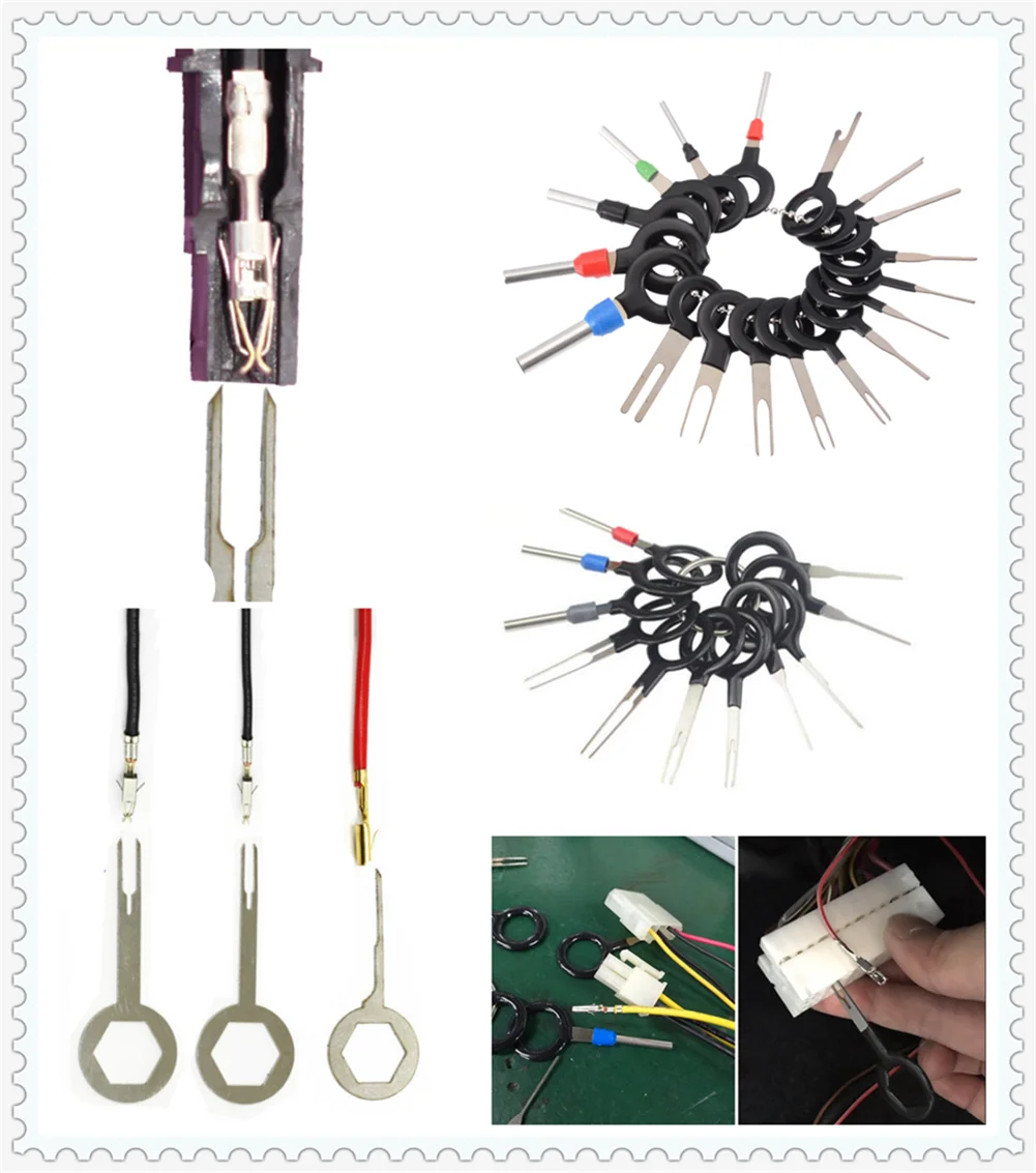 

car terminal removal tool electrical wiring pressure connector extractor for Skoda Opel DAF RAM Trucks Paccar Ford Otosan