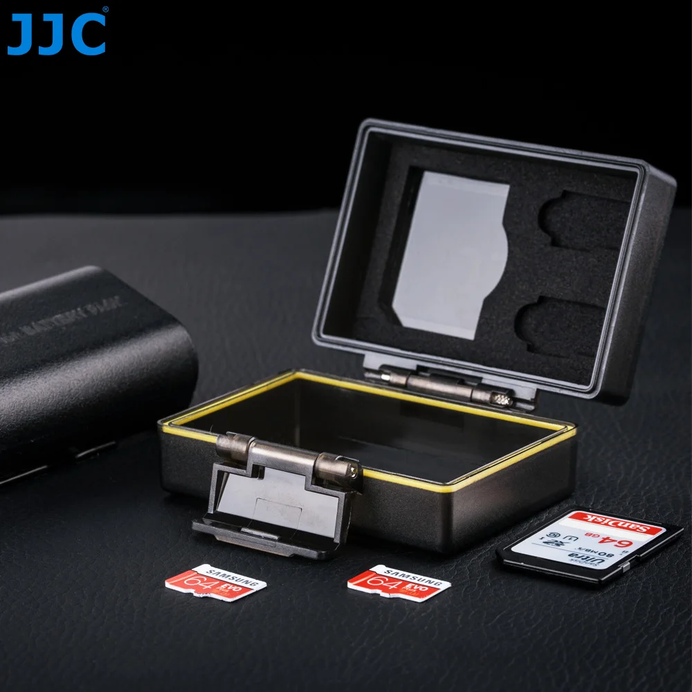 Камера JJC держатель батареи сумка для Canon LP E6/LP E6N/LP E17/sony NP FW50/Fujifilm W126 SD/MSD/TF