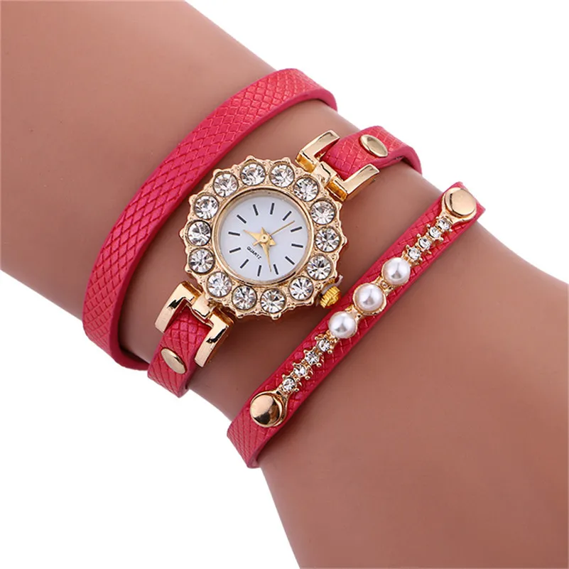Women's watches casual watches Stylish Simplicity Chime Leather Bracel ladies watches quartz wrist watches women clock M14#N (7)