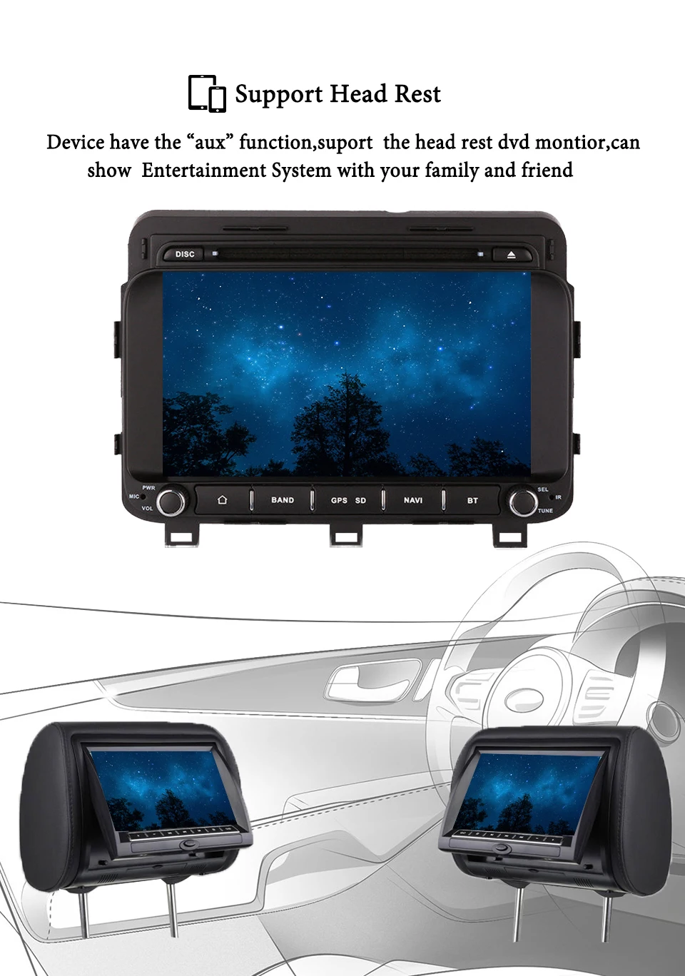 Best 8" HD 1024*600 Octa Core Android 9.0 64G Car DVD GPS Navigation Player for kia Optima K5 2014 2015 2016 Head Unit Tape Recorder 12