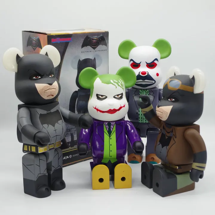 Бесплатная отправка ems 400% Bearbrick Be @ rbrick Бэтмен Джокер ПВХ фигурка Коллекционная