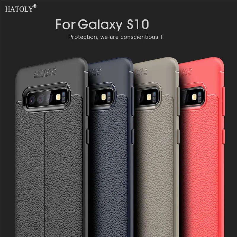 

For Cover Samsung Galaxy S10 Case Capas Silicon Leather Case For Samsung Galaxy S10 Bumper Phone Case Funda Hoesje