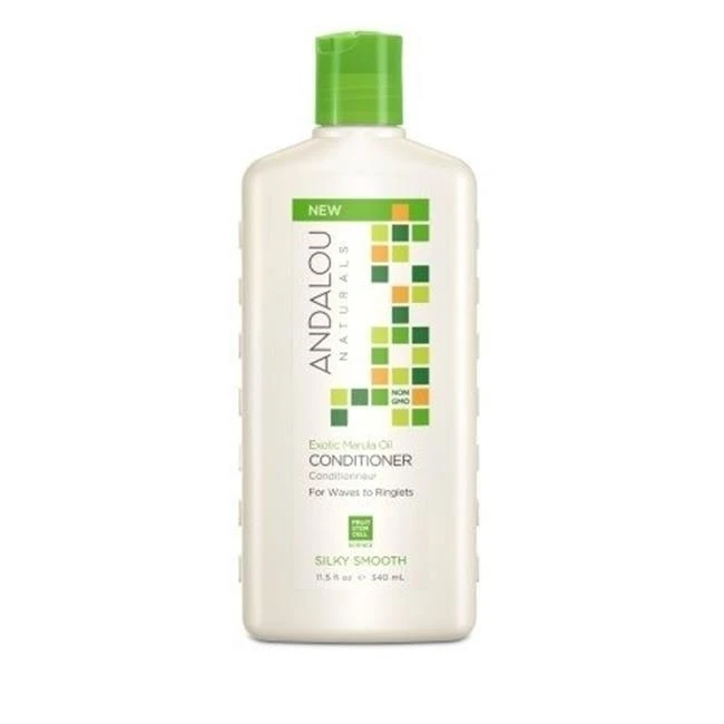 Andalou Naturals 231298 Exotic Marula Oil Silky Smooth Conditioner Shampoo