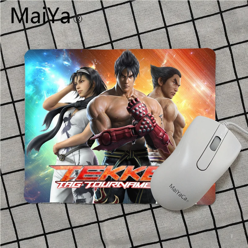 Maiya высокое качество игры Tekken индивидуальные ноутбук игровой коврик для мыши Лидер продаж подставка под руку мышь - Цвет: No Lock Edge18x22cm