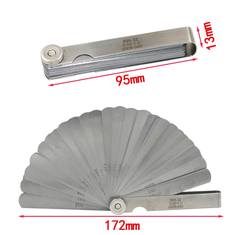 89A-0-02-1mm-0008-040-Newest-32-Blade-Feeler-Gauge-Tune-Up-Thickness-Set-Blade (1)