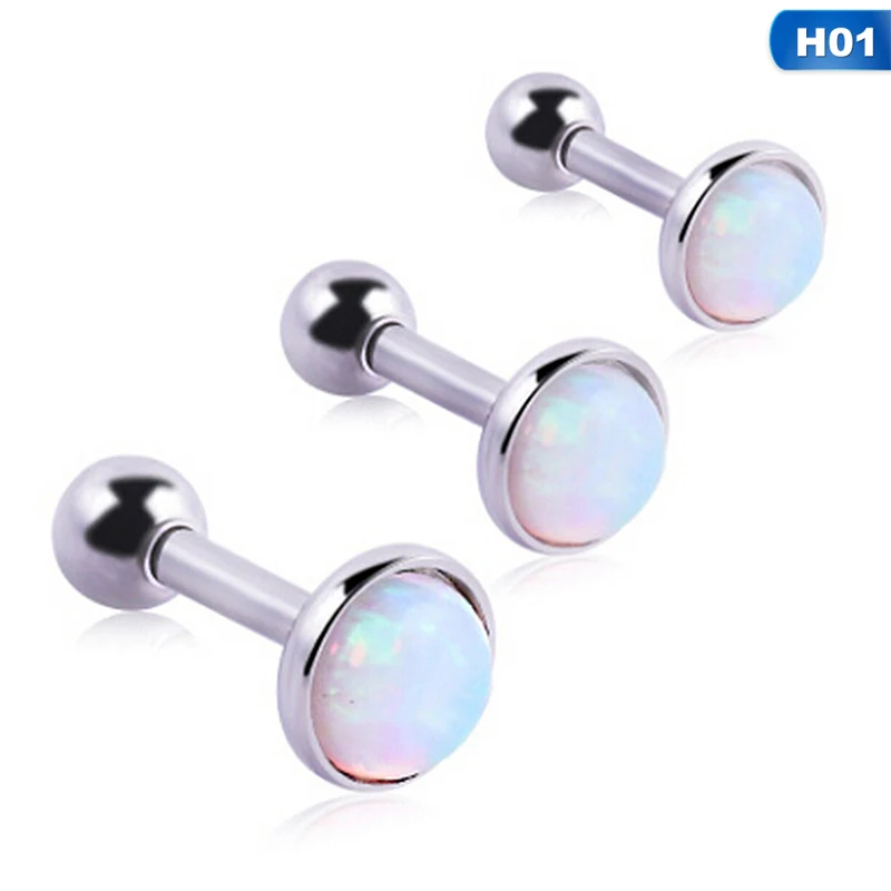 

HOT Stud Earring Punk Rod Flat T-type Screws Small Earrings Male Ear Bone Nail Lip Piercing Jewelry Women