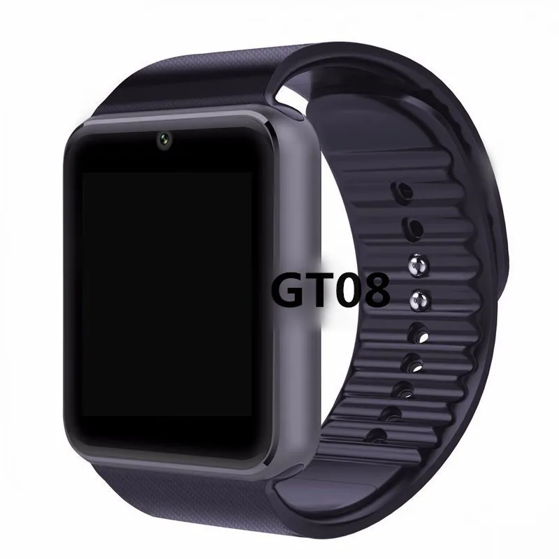 

2016 Newest Smart Watch GT08 Bluetooth Connect to IOS iphone 6/6+ Android Phone Smartwatch A8 LF07 GV18 Wristwatch Sim Card