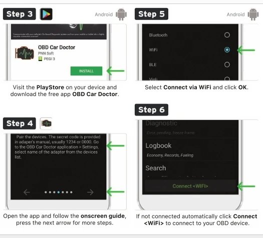 ELM327 wifi V1.5 PIC18F25K80 4 МГц Автомобильный Диагностический работает Смартфон Android/iOS ELM 327 Wi-Fi 12 В работает дизель без ожога/дыма