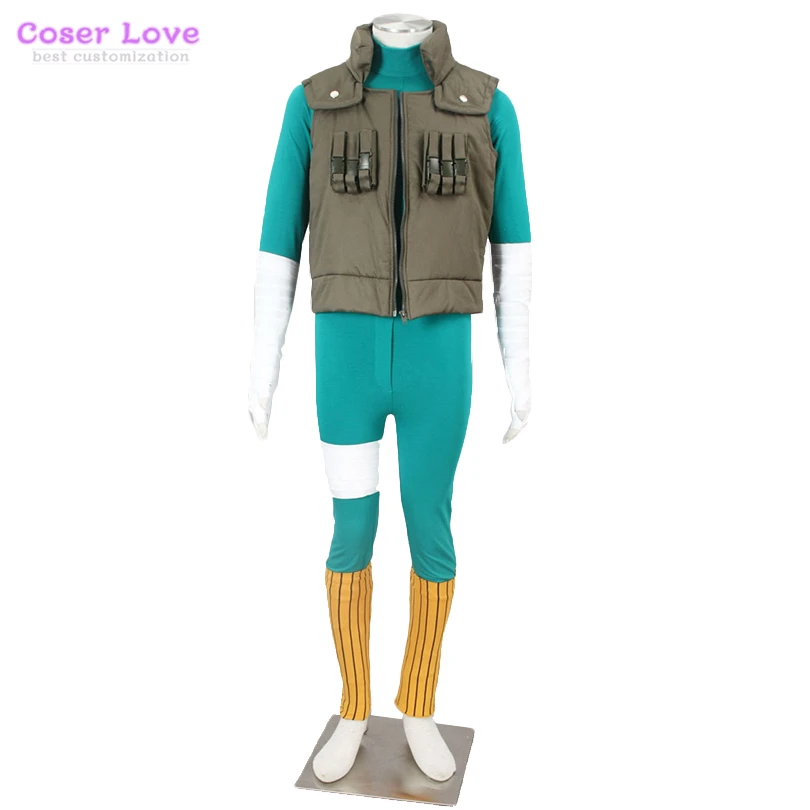 Косплей-костюм Shippuden Rock Lee новогодний Рождественский Костюм | Тематическая одежда