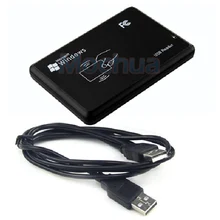 125khz Reader RFID EM4100/ EM4200 Reader USB connector with 2pcs 125khz em4100 cards no driver needed