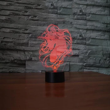 

Novelty Nightlights Touch Button Unicorn 3D Led Creative Animal Table Lamp Usb 7 Colors Changing Sleep Lighting Home Decor Gifts