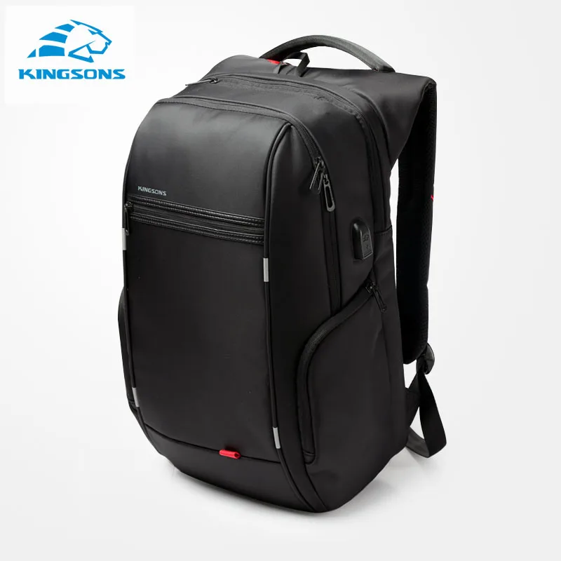 

Kingsons Brand External USB Charge Antitheft Notebook Backpack-B Design for Women 15.6'' Waterproof Laptop Backpack Computer Bag