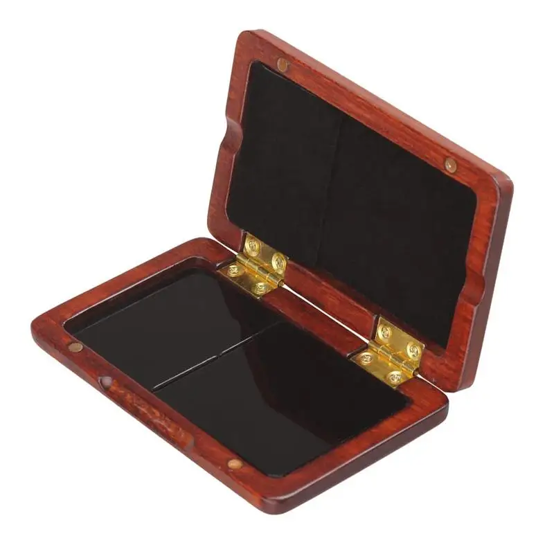 

Walnut Reed Case Box Holder Mould-resistant Breathable for Saxophone Clarinet (Dark Red)