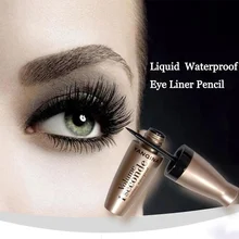 Жидкая подводка для глаз, Водостойкая Подводка для глаз, карандаш, ручка, черный макияж, красота, косметика