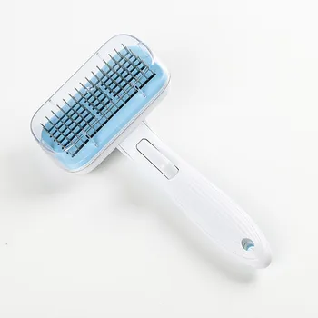 

Pet comb automatic hair-fading comb dog self-cleaning comb cat and dog knot needle comb pet cleaning supplies 2pcs per package
