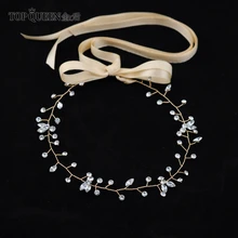 TOPQUEEN HP11 невесты ювелирные изделия для волос тиара невесты свадебное украшение для волос «вьющийся стебель» Головные уборы свадебное украшение на голову; свадебные аксессуары для волос