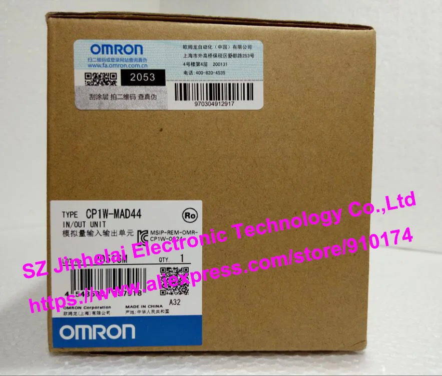 

New and original CP1W-MAD44 OMRON PLC Analog input/output unit
