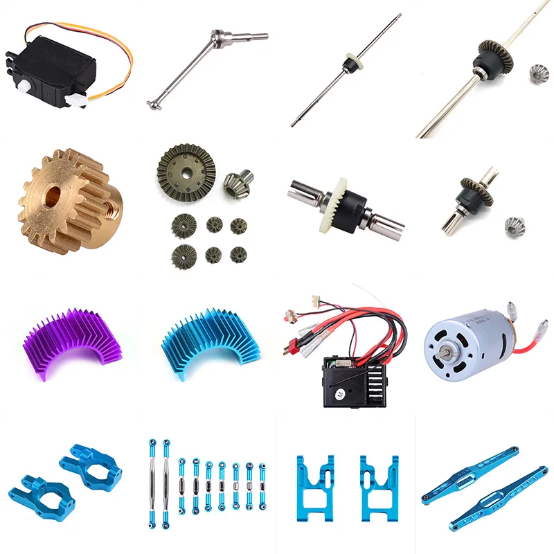 Wltoys 12428 12423 RC Car Spare Parts Classis rear axle arm wavefront box gear connecting piece