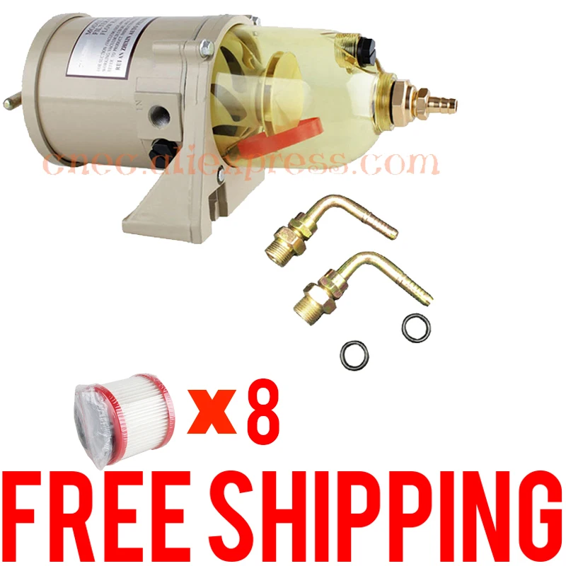 500FG OEM ASSEMBLY FUEL WATER SEPARATOR 8 PCS 2010PM FOR RACOR