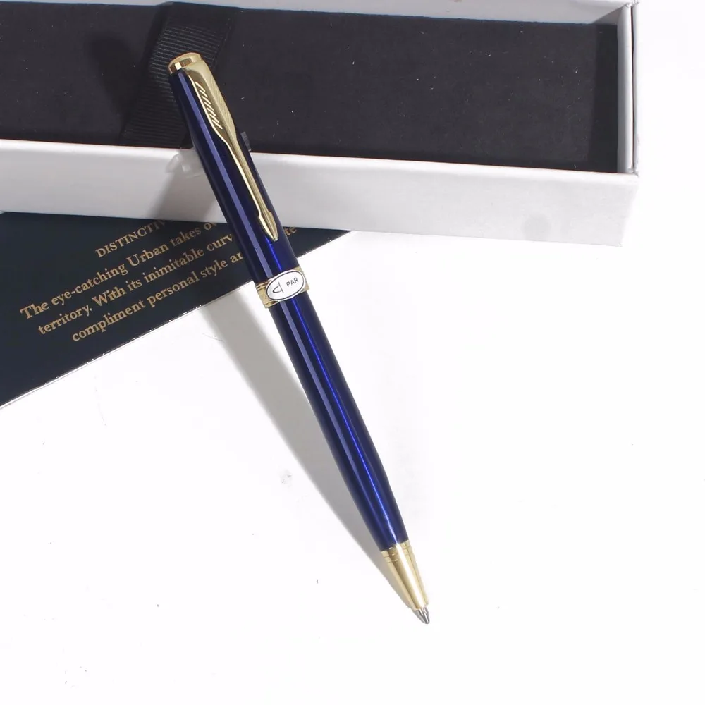 Sonneting Ручка-роллер металлическая ручка школы офиса классический золотой черный Золотой зажим ручка подарок с коробкой Серебряный