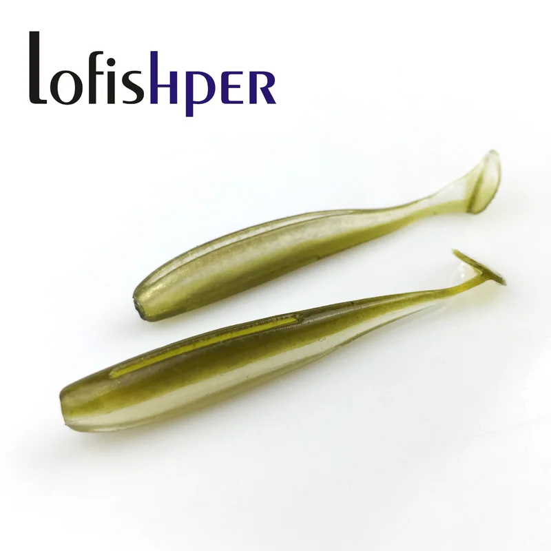 

36/pcs 56mm/1.4g Wobblers Fishing Lures Easy Shiner Swimbaits Silicone Soft Bait Double Color Carp Artificial Soft Lure