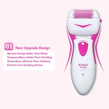 

Kemei 110V-240V KM-2502 Foot Care Tool Pedicure Machine Skin Care Feet Dead Skin Removal Foot Exfoliator Heel Cuticles Remover