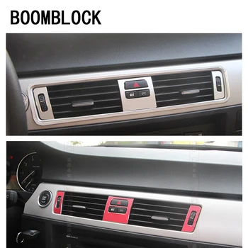 

Car Styling Interior Stickers For BMW 3 Series BMW E90 E91 E92 E93 Aluminum Air Conditioner Outlet Trim Frame Covers Accessories