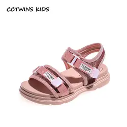 CCTWINS детская обувь лето 2019 г. дети из искусственной кожи обувь Babys обувь для мальчиков модные пляжные сандалии девочек брендовые мягкие