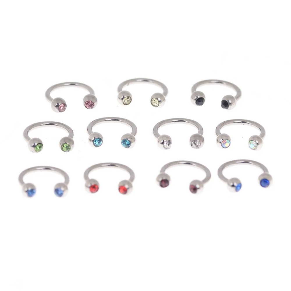 1 шт. U образное кольцо для пирсинга из нержавеющей стали|body piercing jewelry|body jewelry