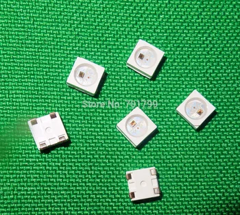 

WS2812B adressable full color RGB 5050 LED light source(WS2811S protocol);with built-in chip;1000pcs/bag