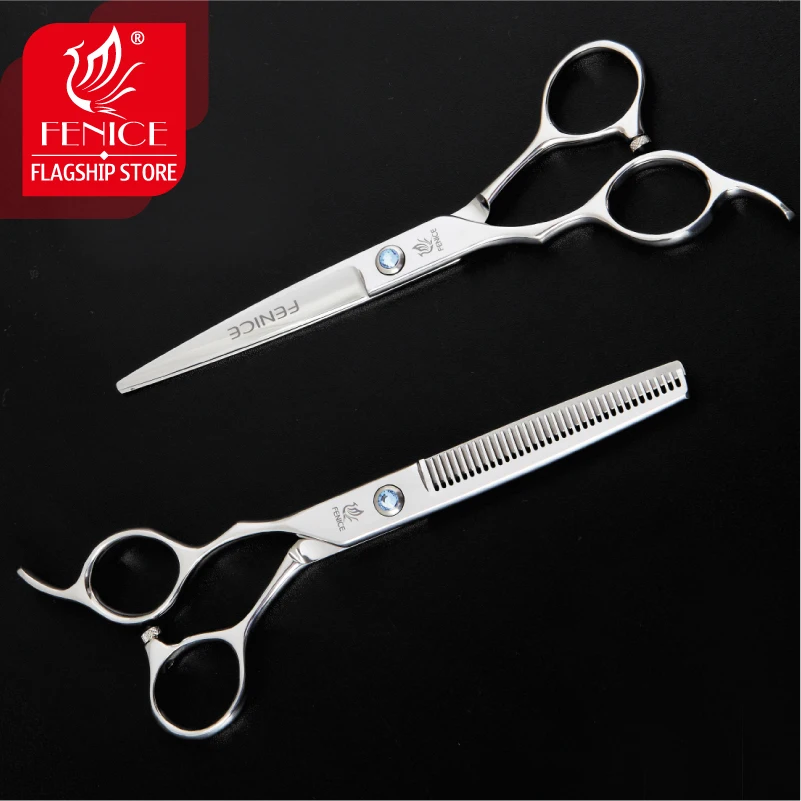 Buy 6.0 inch professional hair scissors set left handed cutting and thinning